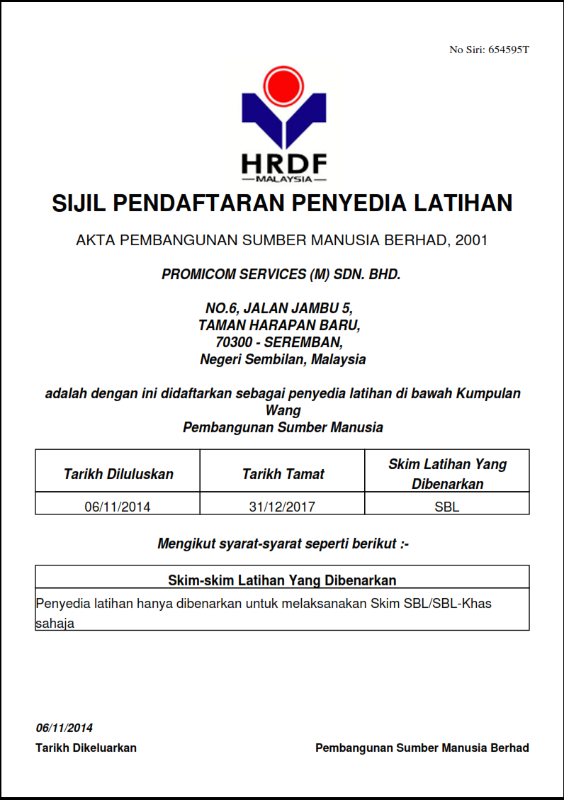 Hrdf e-latihan HOW TO